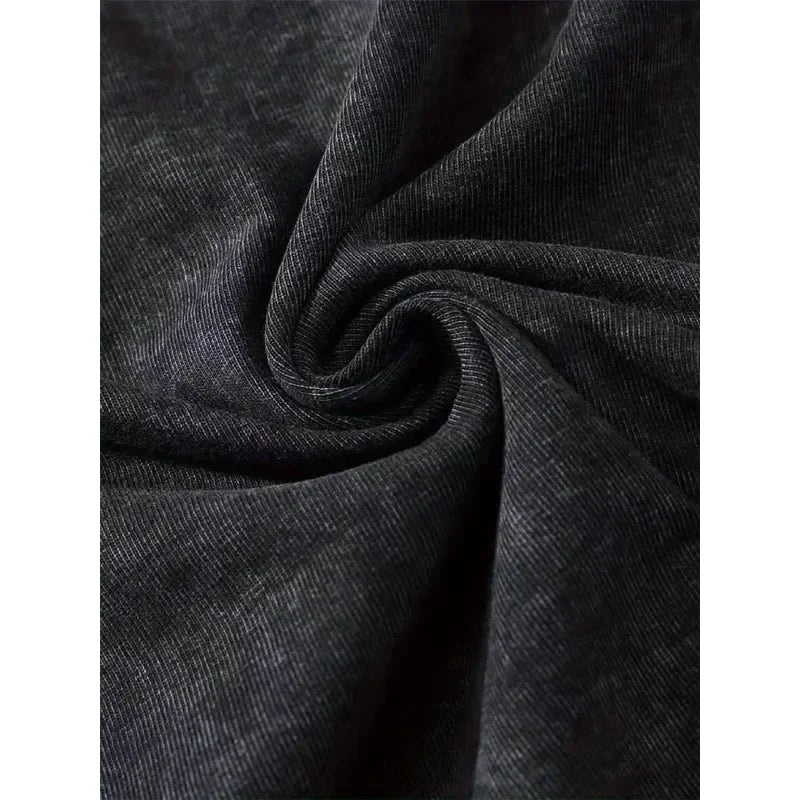 Gothic Angel Washed Oversized T-Shirt