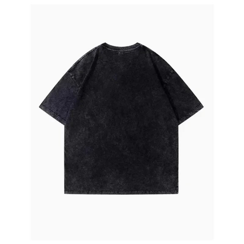 Gothic Angel Washed Oversized T-Shirt