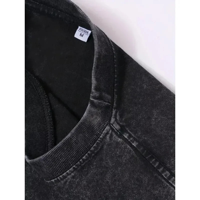 Gothic Angel Washed Oversized T-Shirt