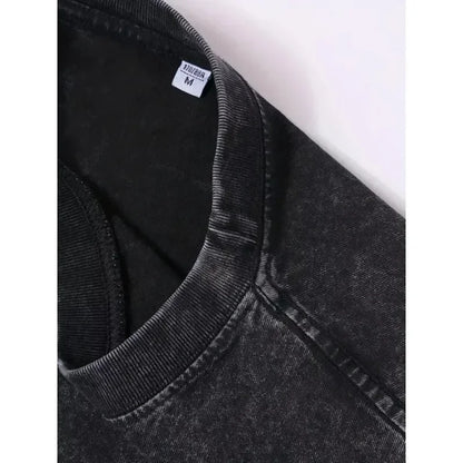 Gothic Angel Washed Oversized T-Shirt